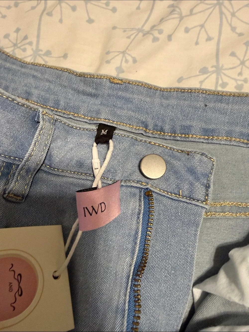 Light Wash High-Rise Women’s Denim Shorts